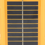 LED Solar Light Rechargeable Portable Flood Light Hooked Tent Light Outdoor Emergency Light for Camping Hiking Fishing