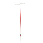 Camping Lantern Stand Portable Lightweight Outdoor Camping Aluminum Alloy Lamp Pole Light Hanging Stand Red