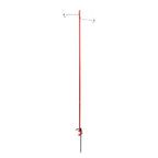 Camping Lantern Stand Portable Lightweight Outdoor Camping Aluminum Alloy Lamp Pole Light Hanging Stand Red