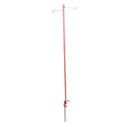 Camping Lantern Stand Portable Lightweight Outdoor Camping Aluminum Alloy Lamp Pole Light Hanging Stand Red