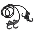 Camping Rope Strap UV Resistant POM Material Black Hooks Function Bungee Cords for Luggage Bundling