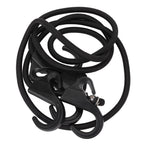 Camping Rope Strap UV Resistant POM Material Black Hooks Function Bungee Cords for Luggage Bundling
