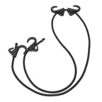 Camping Rope Strap UV Resistant POM Material Black Hooks Function Bungee Cords for Luggage Bundling