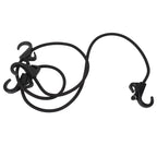 Camping Rope Strap UV Resistant POM Material Black Hooks Function Bungee Cords for Luggage Bundling