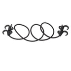 Camping Rope Strap UV Resistant POM Material Black Hooks Function Bungee Cords for Luggage Bundling
