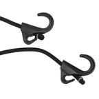 Camping Rope Strap UV Resistant POM Material Black Hooks Function Bungee Cords for Luggage Bundling