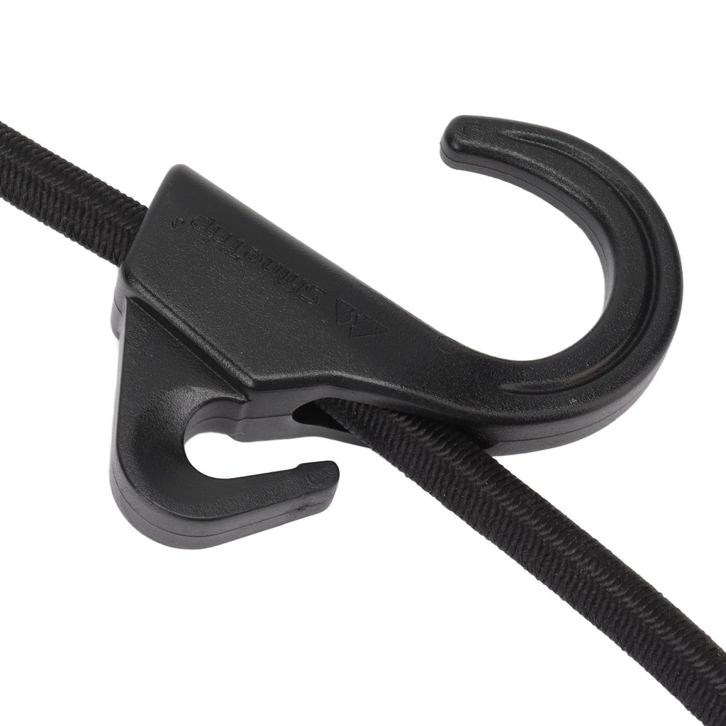 Camping Rope Strap UV Resistant POM Material Black Hooks Function Bungee Cords for Luggage Bundling