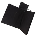 Electric Heating Seat Cushion Foldable Stadium Seats Heated Cover Pads with Backrest for Camping Fishing Hunting Black