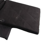 Electric Heating Seat Cushion Foldable Stadium Seats Heated Cover Pads with Backrest for Camping Fishing Hunting Black