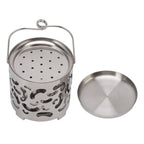 Camping Mini Heater Stainless Steel Portable Heating Stove for Outdoor Winter Fall