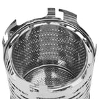Camping Heating Stove Cover Portable Mini Stainless Steel Outdoor Camping Stove Accessories for Autumn Winter