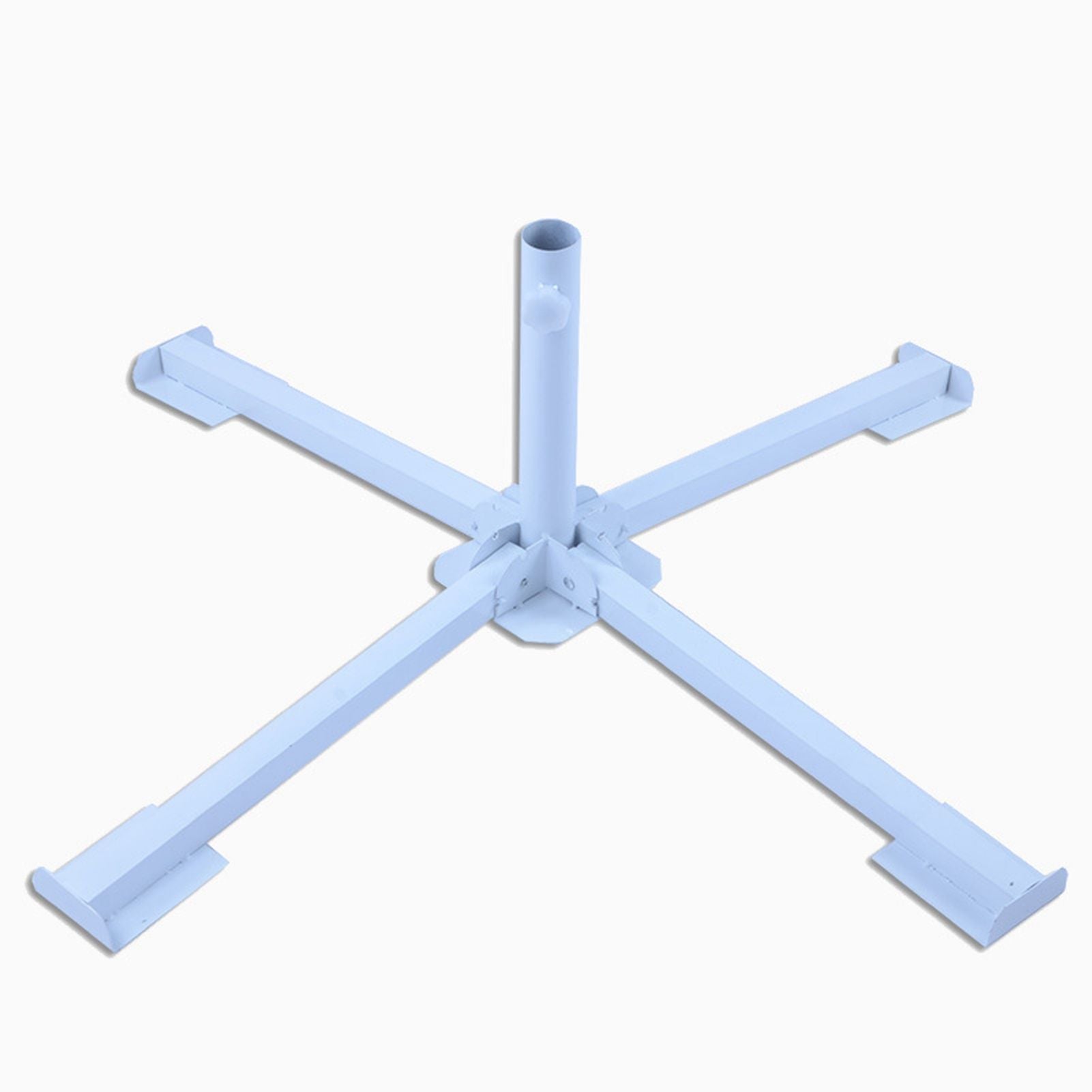 Portable Foldable Beach Umbrella Stand Outdoor Patio Sunshade Umbrella Base Holder White