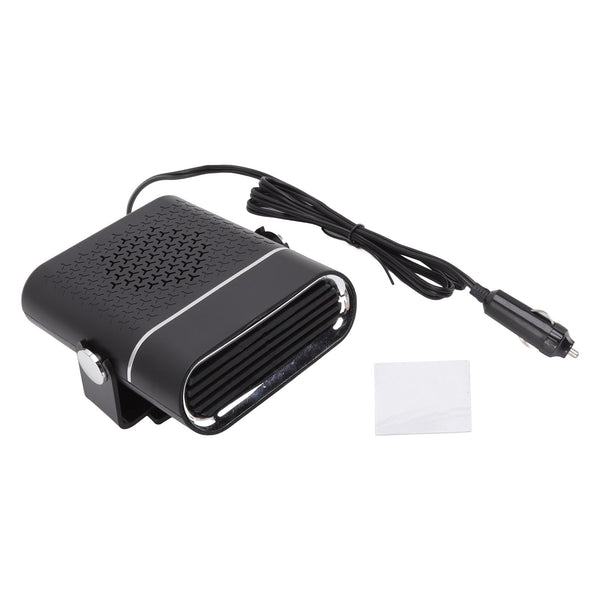 Car Heater Portable Fast Heating 360 Degree Rotation Car Heater Windscreen Defroster Defogger 12V Black