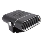 Car Heater Portable Fast Heating 360 Degree Rotation Car Heater Windscreen Defroster Defogger 12V Black