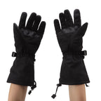 Electric Heated Gloves Battery Powered Heating Thermal Gloves Rechargeable Winter Warm Skiing Gloves for Men Women XL