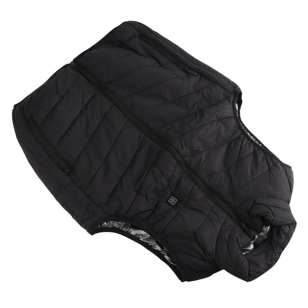 Heated Jacket Unisex 3 Gears Four Zones Heating Polyester Fiber Electric Thermal Vest for Outdoor Winter M