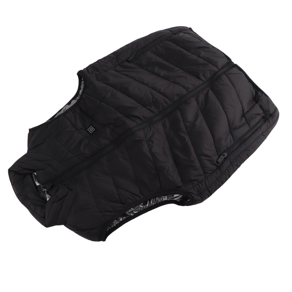 Heated Jacket Unisex 3 Gears Four Zones Heating Polyester Fiber Electric Thermal Vest for Outdoor Winter M