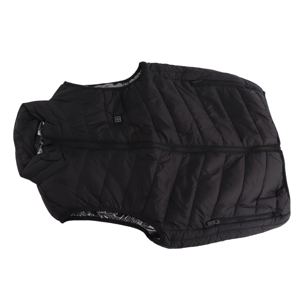Heated Jacket Unisex 3 Gears Four Zones Heating Polyester Fiber Electric Thermal Vest for Outdoor Winter M
