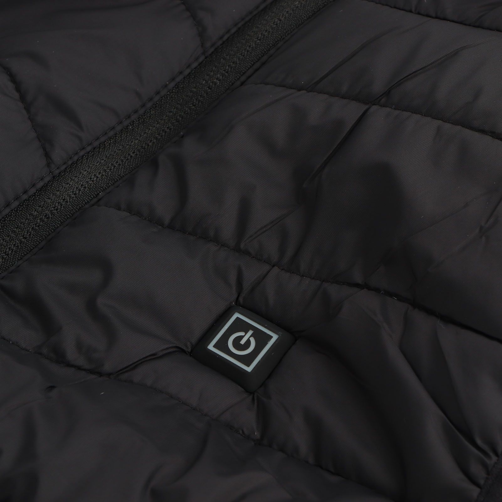 Heated Jacket Unisex 3 Gears Four Zones Heating Polyester Fiber Electric Thermal Vest for Outdoor Winter M