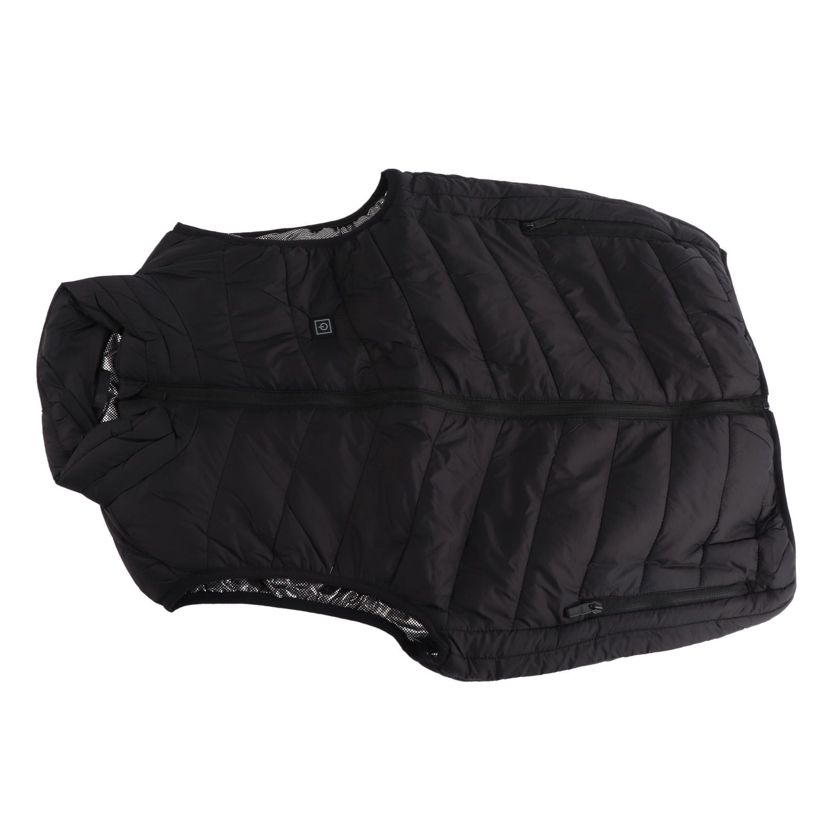 Heated Jacket Unisex 3 Gears Four Zones Heating Polyester Fiber Electric Thermal Vest for Outdoor Winter XL