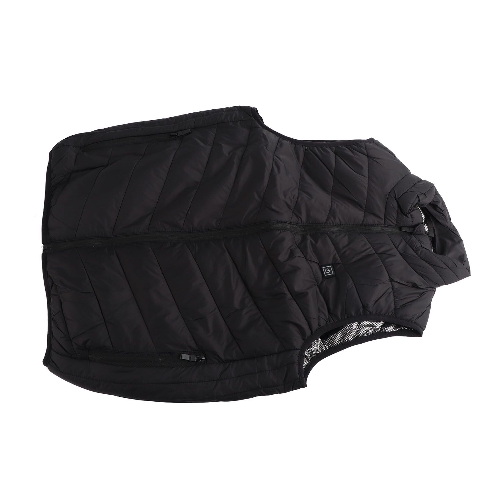Heated Jacket Unisex 3 Gears Four Zones Heating Polyester Fiber Electric Thermal Vest for Outdoor Winter XXL