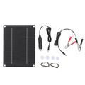 Solar Panel 10W Portable Compact Thin Waterproof Flexible Solar Charging Panel for Car Home Boat 23x17cm