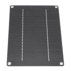 Solar Panel 10W Portable Compact Thin Waterproof Flexible Solar Charging Panel for Car Home Boat 23x17cm