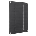Solar Panel 10W Portable Compact Thin Waterproof Flexible Solar Charging Panel for Car Home Boat 23x17cm