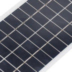 Solar Panel Polysilicon High Light Transmission Portable Solar Cell with DC Interface for 3.7V Battery 5W 12V