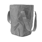 Foldable Foot Tub Polyester Double Layer Collapsible Camping Bucket with Storage Bag for Outdoor Grey