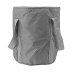 Foldable Foot Tub Polyester Double Layer Collapsible Camping Bucket with Storage Bag for Outdoor Grey