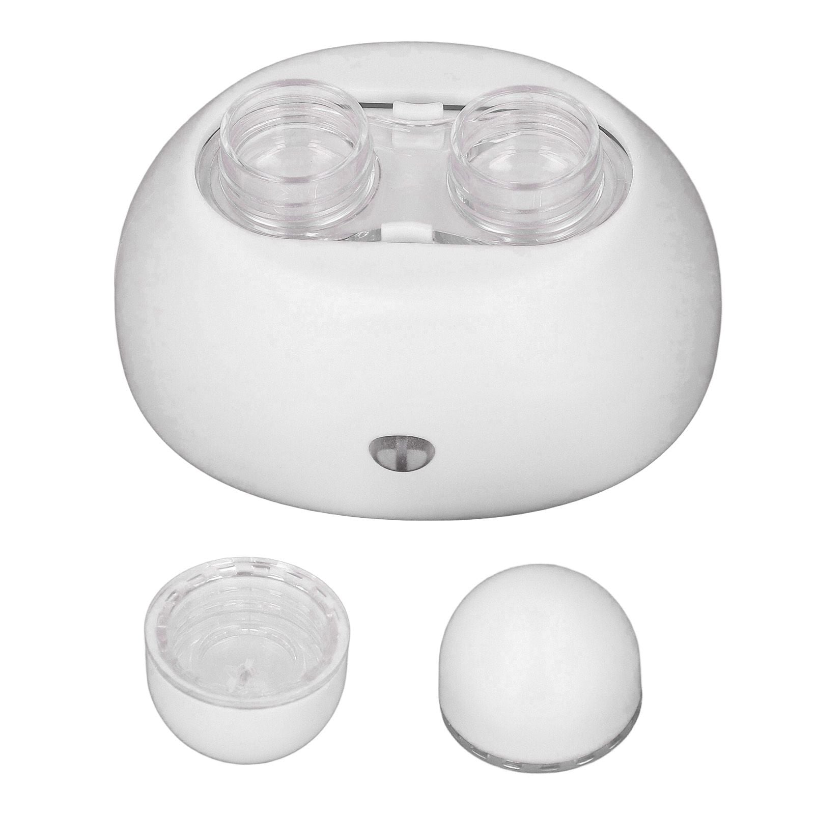Contact Lens Cleaner Machine Automatic Portable Ultrasonic Contact Lens Cleaning Tool for Home White