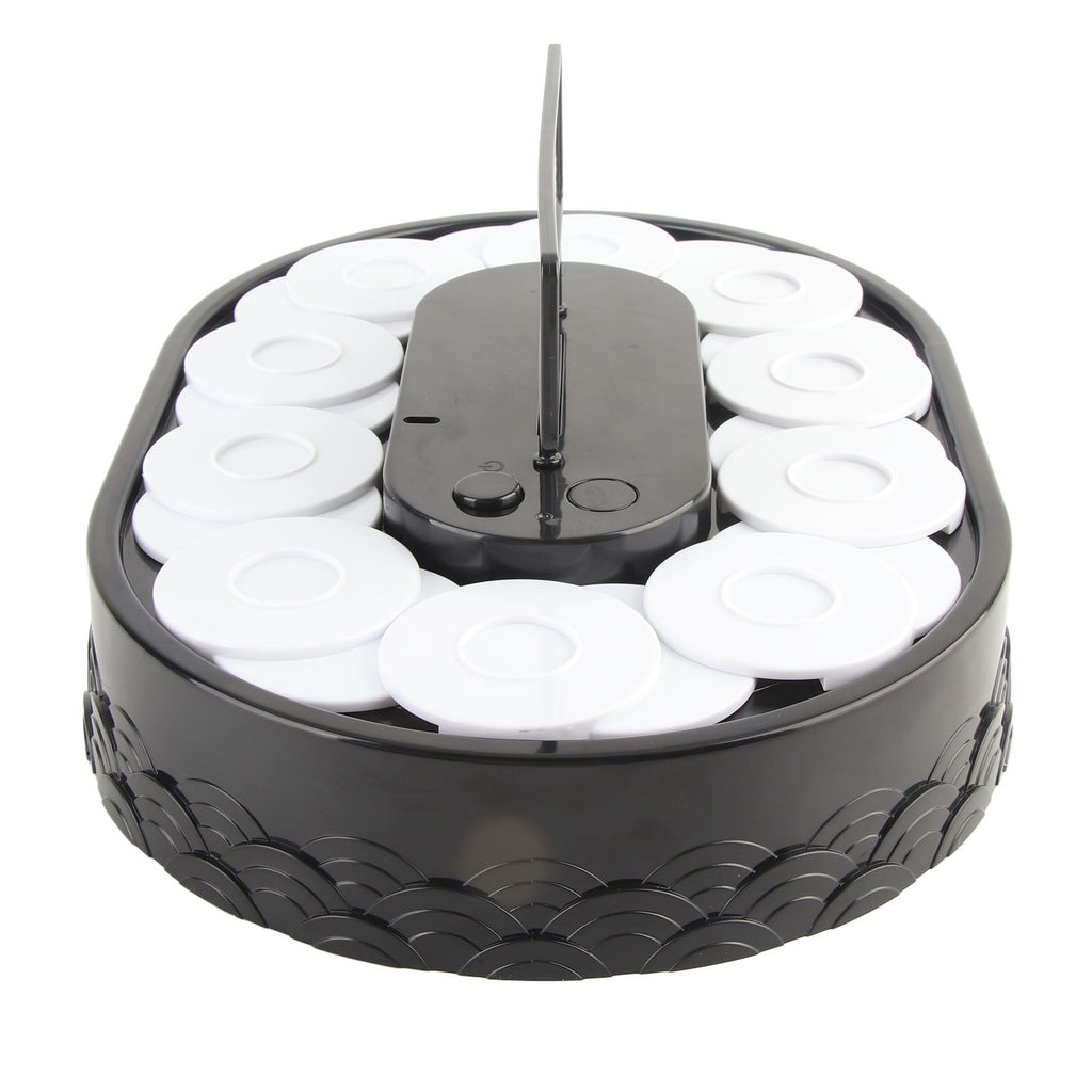 Rotary Sushi Machine Automatic Rotating Table Display Stand Swing Tray Turntable for Sushi Dessert Cupcake Sushi