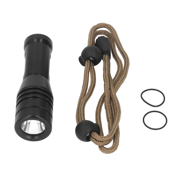 LED Diving Flashlight Aluminium Alloy IPX8 Waterproof White Light 800LM Underwater Flashlight for Underwater Sports
