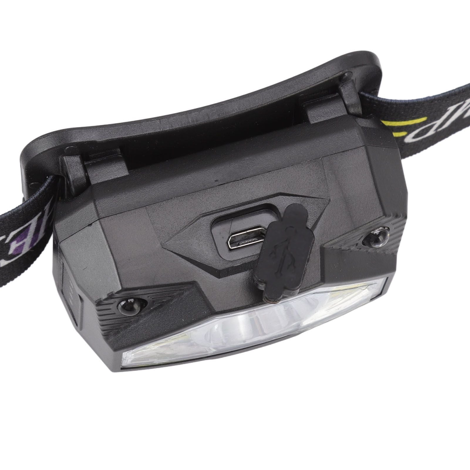 LED Outdoor Headlamp ABS Mini Multifunction USB Charging COB Sensor Head Flashlight