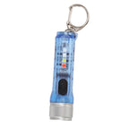 Keychain Flashlight Long Range Super Bright LED Flashlight USB Rechargeable Mini Flashlight for Outdoor M300 Non Fluorescent Blue