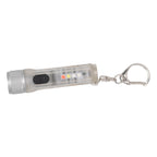 Strong Light Mini Keychain Flashlight Outdoor Portable Super Bright Multifunction LED Flashlight USB Rechargeable Fluorescent Model