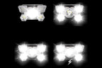 Headlamp Flashlight USB Rechargeable LED Head Light with 4 Modes for Camping Fishing and Outdoor Activities