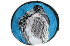 2 in 1 Portable Foldable Soccer Goal with Detachable Target - Blue