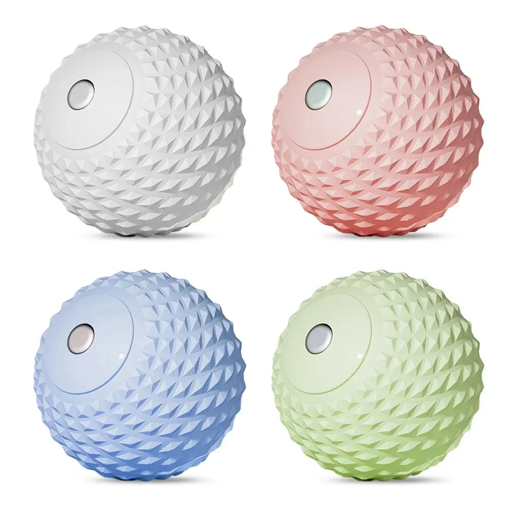 TPE Massage Roller Trigger Point Therapy Hand Hold Meridian Ball Acupoint Massage Myofascial Release for Physical Therapy - Blue