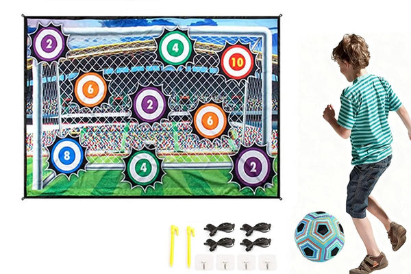 Indoor Soccer Throwing Training Game Goalkeeper Target Set