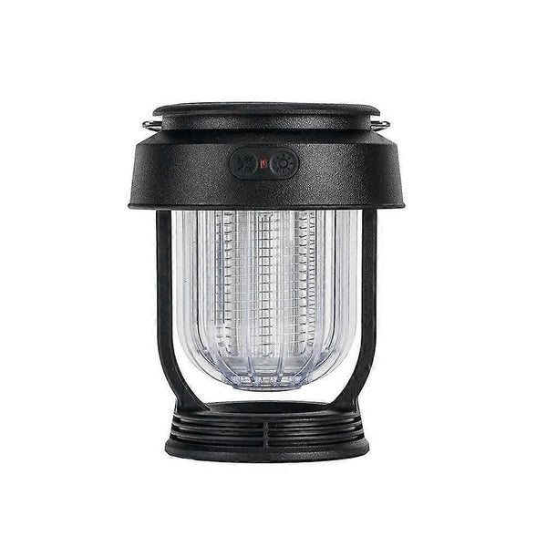 Outdoor Waterproof Lighting Portable Mosquito Killer Lamp - Black
