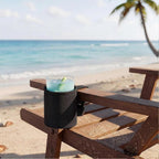 2PCS Beach Chair Cup Holder Universal Camping Chairs Cup Holder Anti-Slip Beverage Organization for Outdoor Fishing