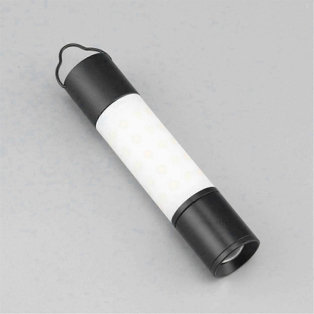 Outdoor Camping LED Telescopic Flashlight with Tripod Nuts,C