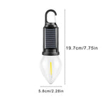 Hanging Light Usb Rechargeable Led Camping Lantern Outdoor Tent Lights for Camping Bulbs With Clip Hook Camping Flash Black-A