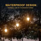 Hanging Light Usb Rechargeable Led Camping Lantern Outdoor Tent Lights for Camping Bulbs With Clip Hook Camping Flash Black-A