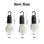 Rechargeable Portable Outdoor Ambient LED Multi-function Camping Light 3 Adjustable Brightness 400mAh