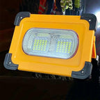 LED Portable Solar Lamp Fast Charging Rechargeable Light with Rotatable Handle for Outdoor Camping Emergency Home Large