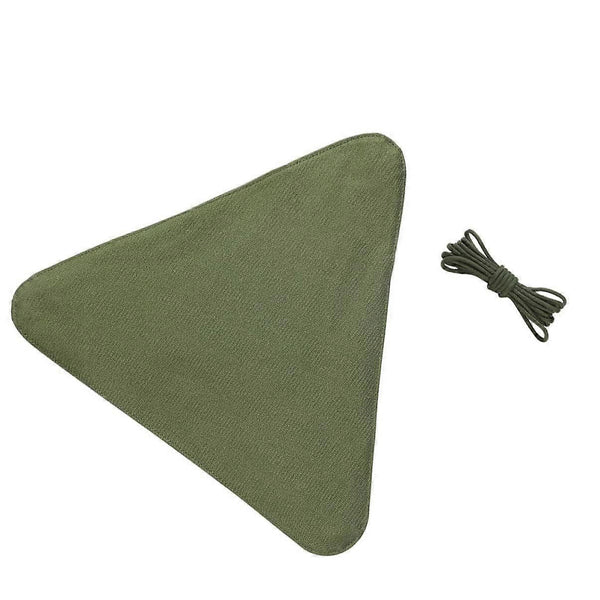 Durable Nylon Camping Stool with Stable Triangle Design, Breathable Seat Cover for Fishing and Hiking