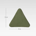 Durable Nylon Camping Stool with Stable Triangle Design, Breathable Seat Cover for Fishing and Hiking